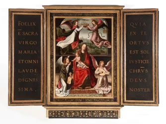 Triptychon der Krönung der Jungfrau